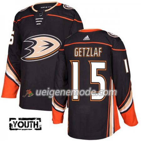 Kinder Eishockey Anaheim Ducks Trikot Ryan Getzlaf 15 Adidas 2017-2018 Schwarz Authentic